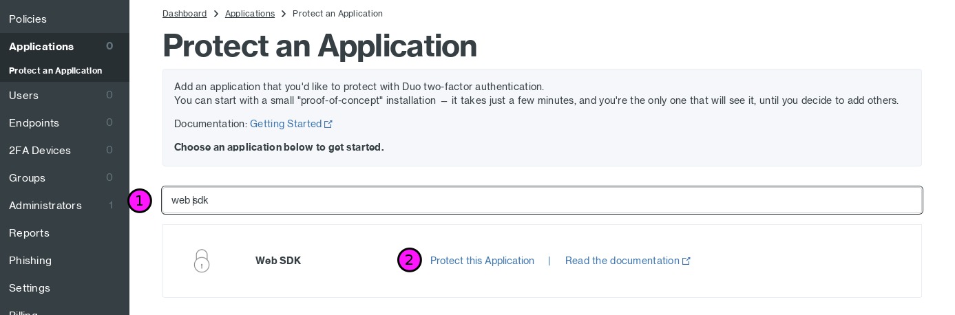 Protect an Application